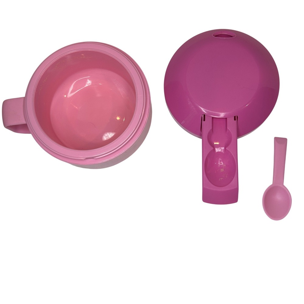 Aladdin Pink Insulated‎ Food Jar Container with Spoon 12oz Hot or Cold All Ages